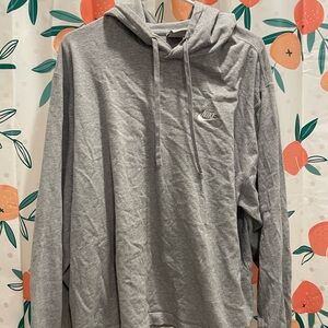 Nike Men's Heather Gray Hoodie